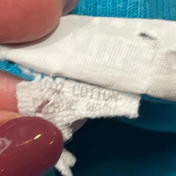 Zoo Crew 80s Aqua Blue TEDDY BEAR PJS MOON stars Long Night Shirt Cotton womens - Picture 3 of 10